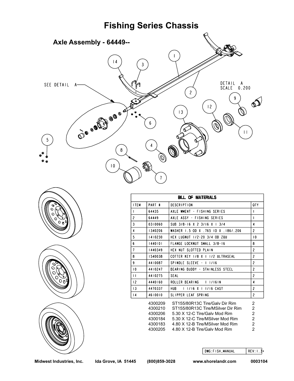 Fishing series chassis | ShoreLand'r Fishing User Manual | Page 29 / 32