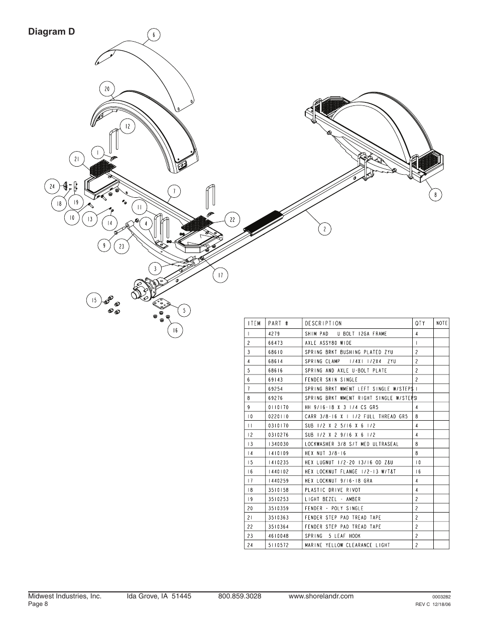 Diagram d | ShoreLand'r LEB22CLW V.1 User Manual | Page 8 / 12