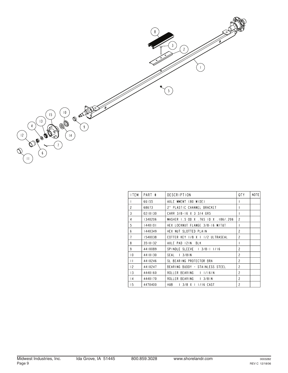 ShoreLand'r LEB22CLW V.1 User Manual | Page 9 / 12