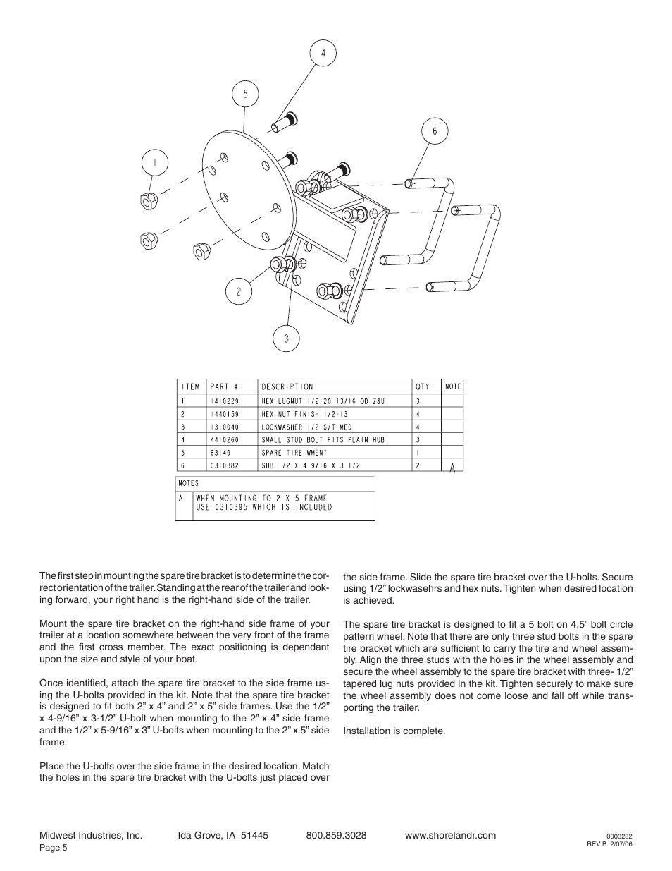 ShoreLand'r LEB22CLW V.2 User Manual | Page 5 / 10