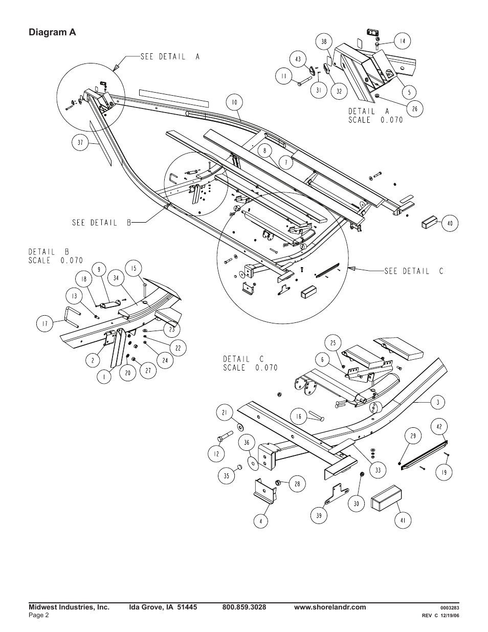 Diagram a | ShoreLand'r LEB22CSW V.3 User Manual | Page 2 / 12