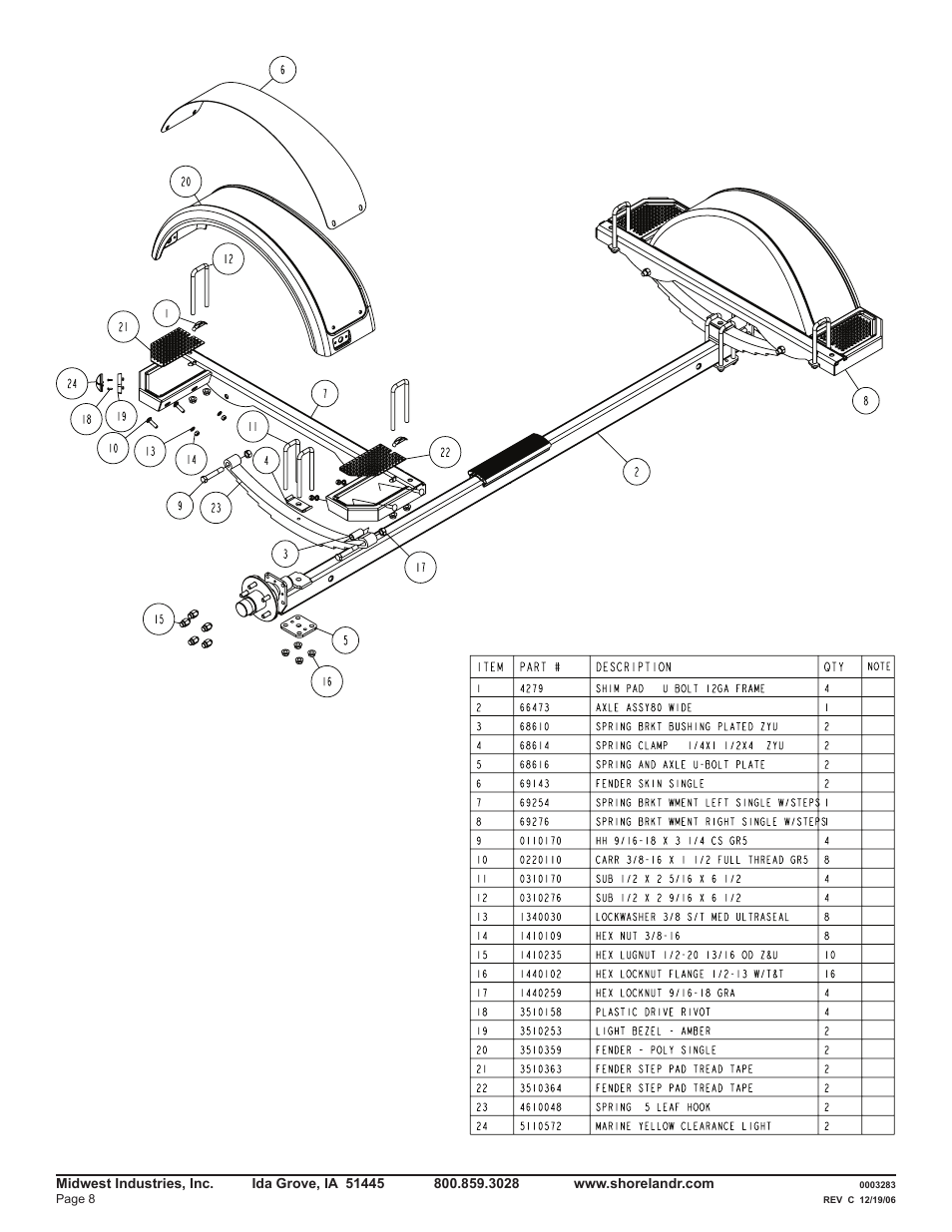 ShoreLand'r LEB22CSW V.3 User Manual | Page 8 / 12