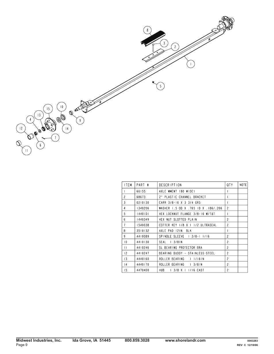 ShoreLand'r LEB22CSW V.3 User Manual | Page 9 / 12