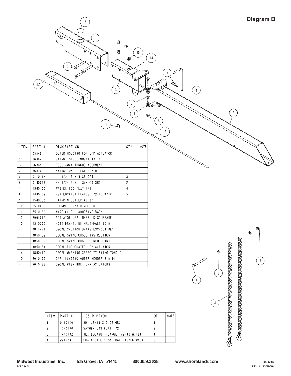 Diagram b | ShoreLand'r LEB29CBLW V.1 User Manual | Page 4 / 12