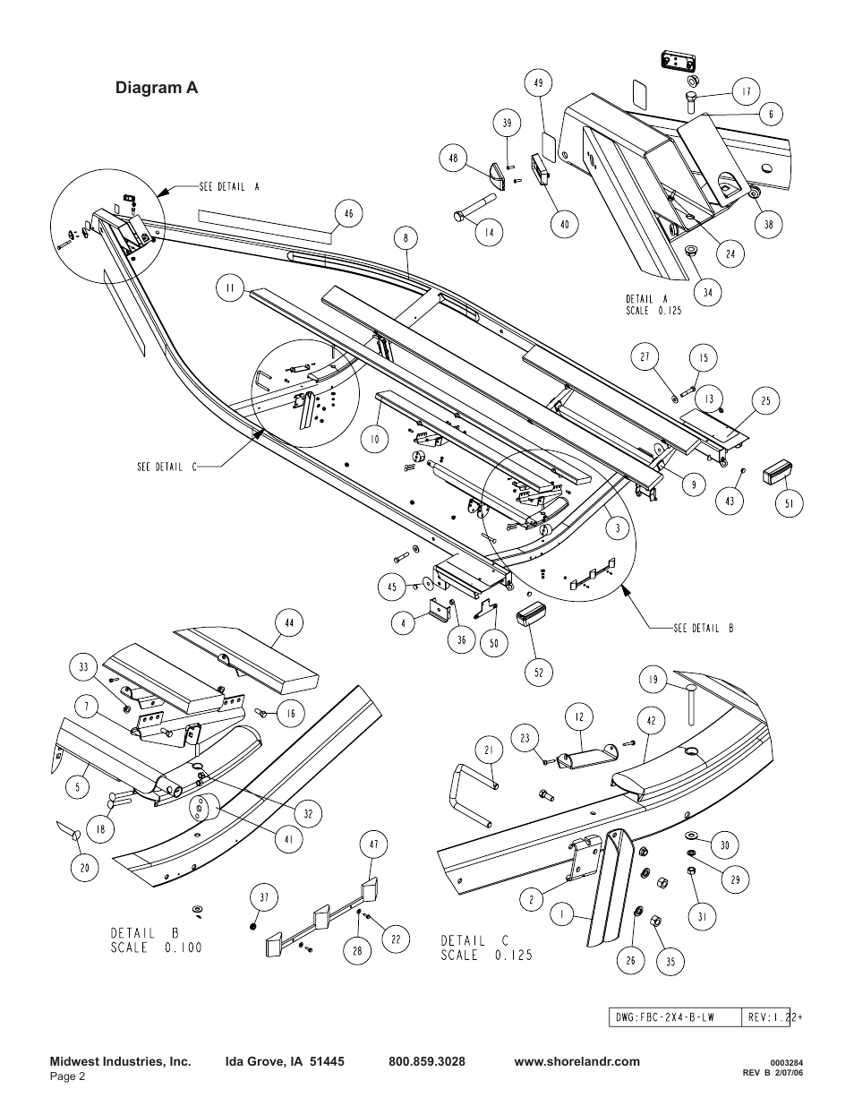 Diagram a | ShoreLand'r LEB29CBLW V.2 User Manual | Page 2 / 10