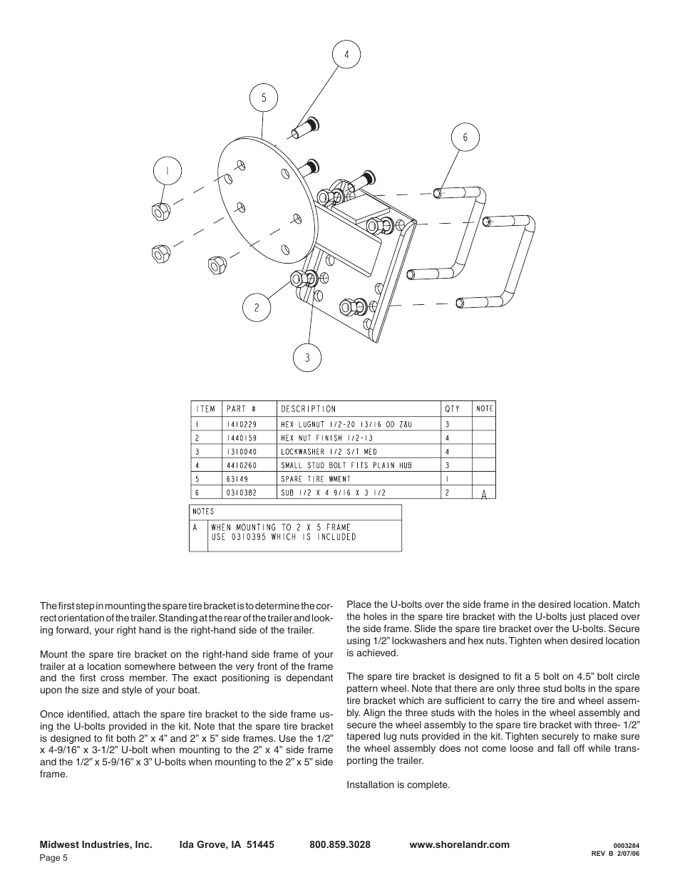 ShoreLand'r LEB29CBLW V.2 User Manual | Page 5 / 10