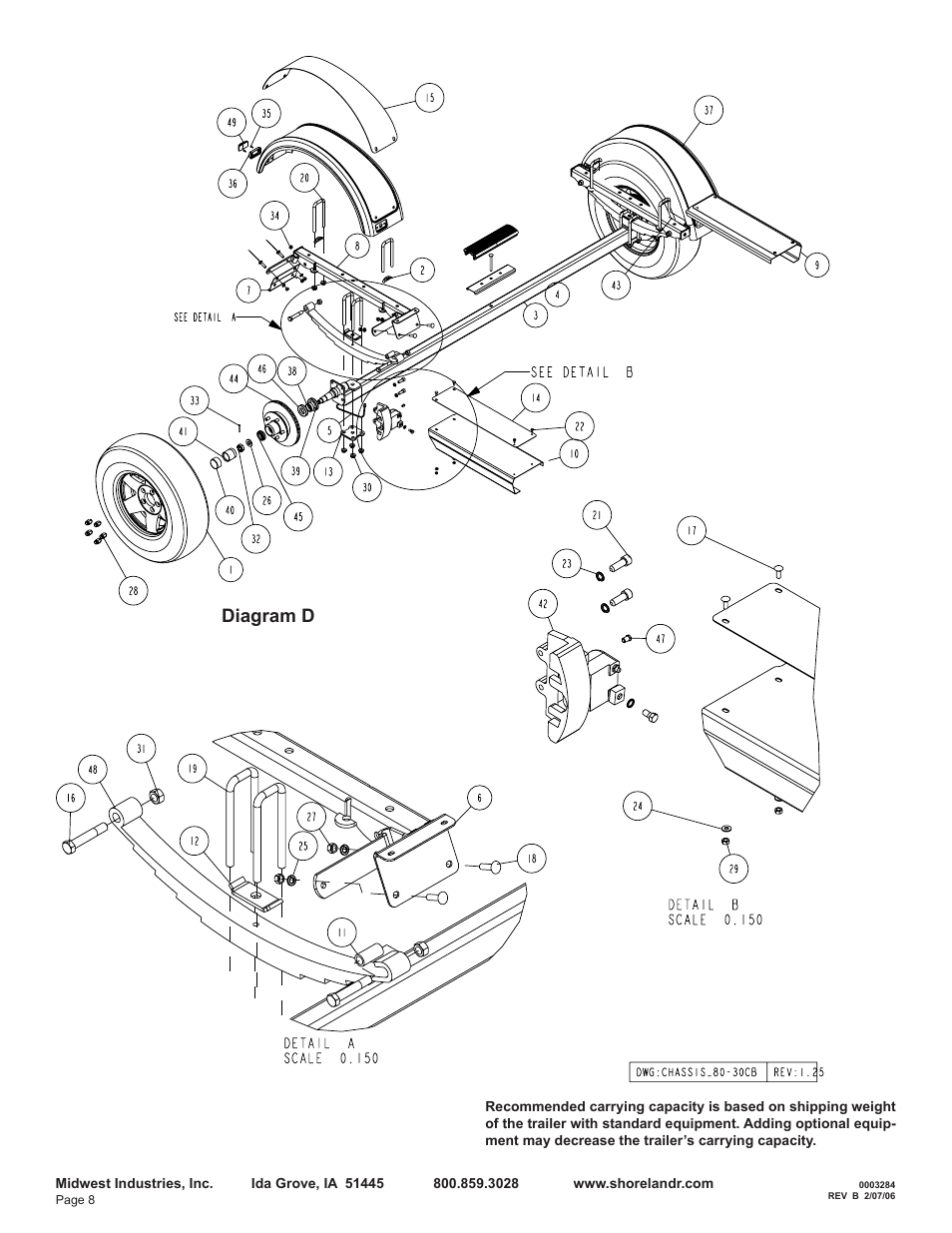 Diagram d | ShoreLand'r LEB29CBLW V.2 User Manual | Page 8 / 10