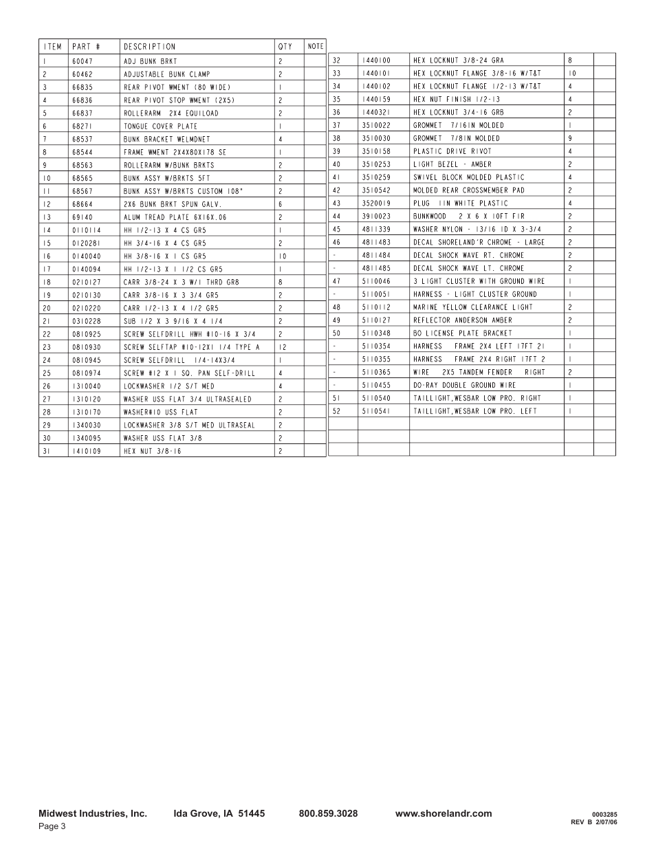 ShoreLand'r LEB29CBSW User Manual | Page 3 / 10