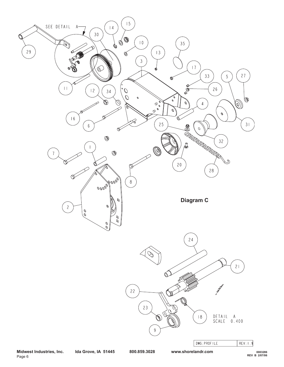 Diagram c | ShoreLand'r LEB29CBXLW User Manual | Page 6 / 10