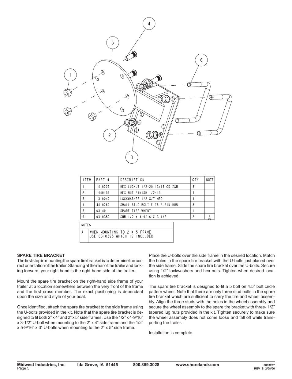 ShoreLand'r LEB40TCBBLW V.1 User Manual | Page 5 / 12