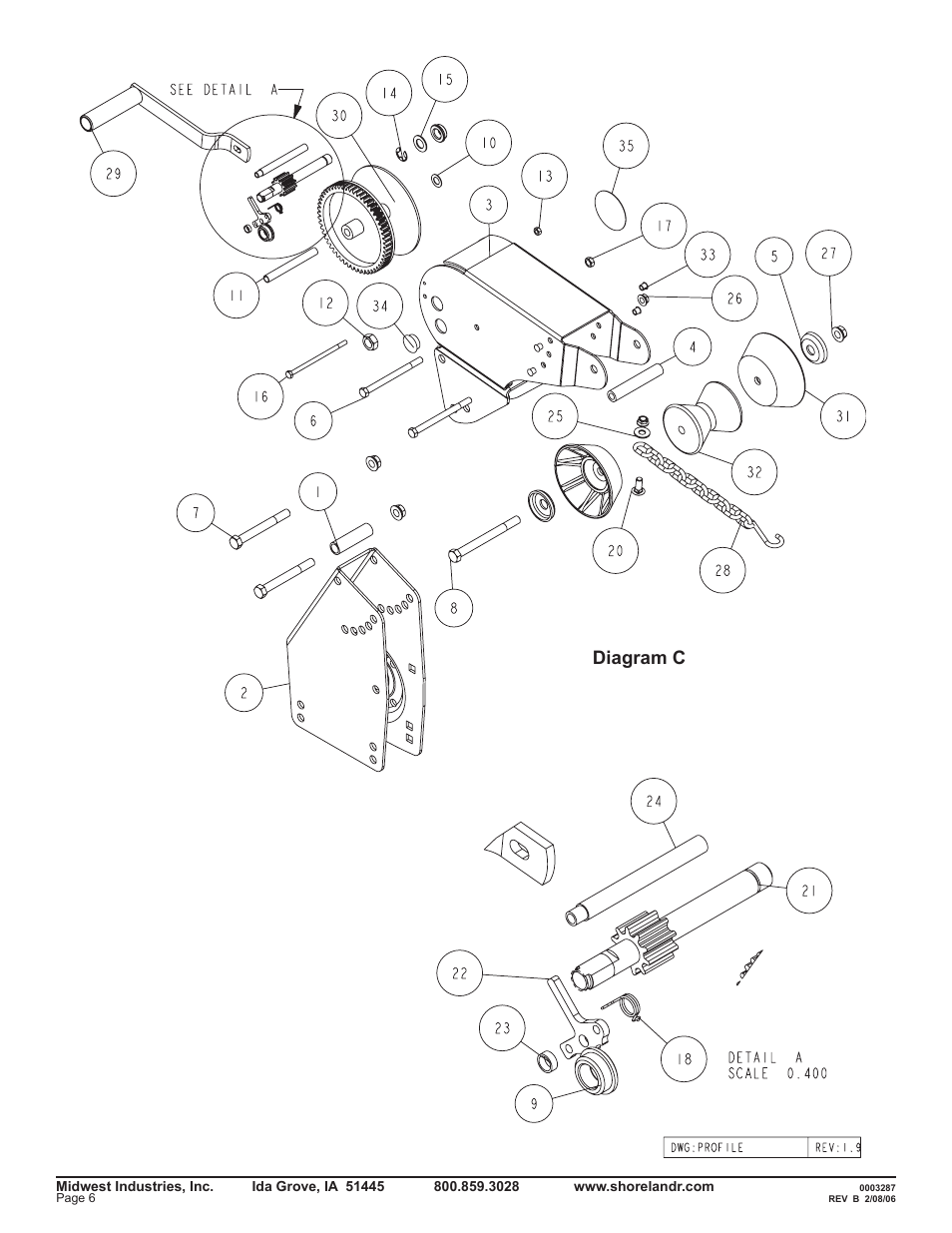Diagram c | ShoreLand'r LEB40TCBBLW V.1 User Manual | Page 6 / 12
