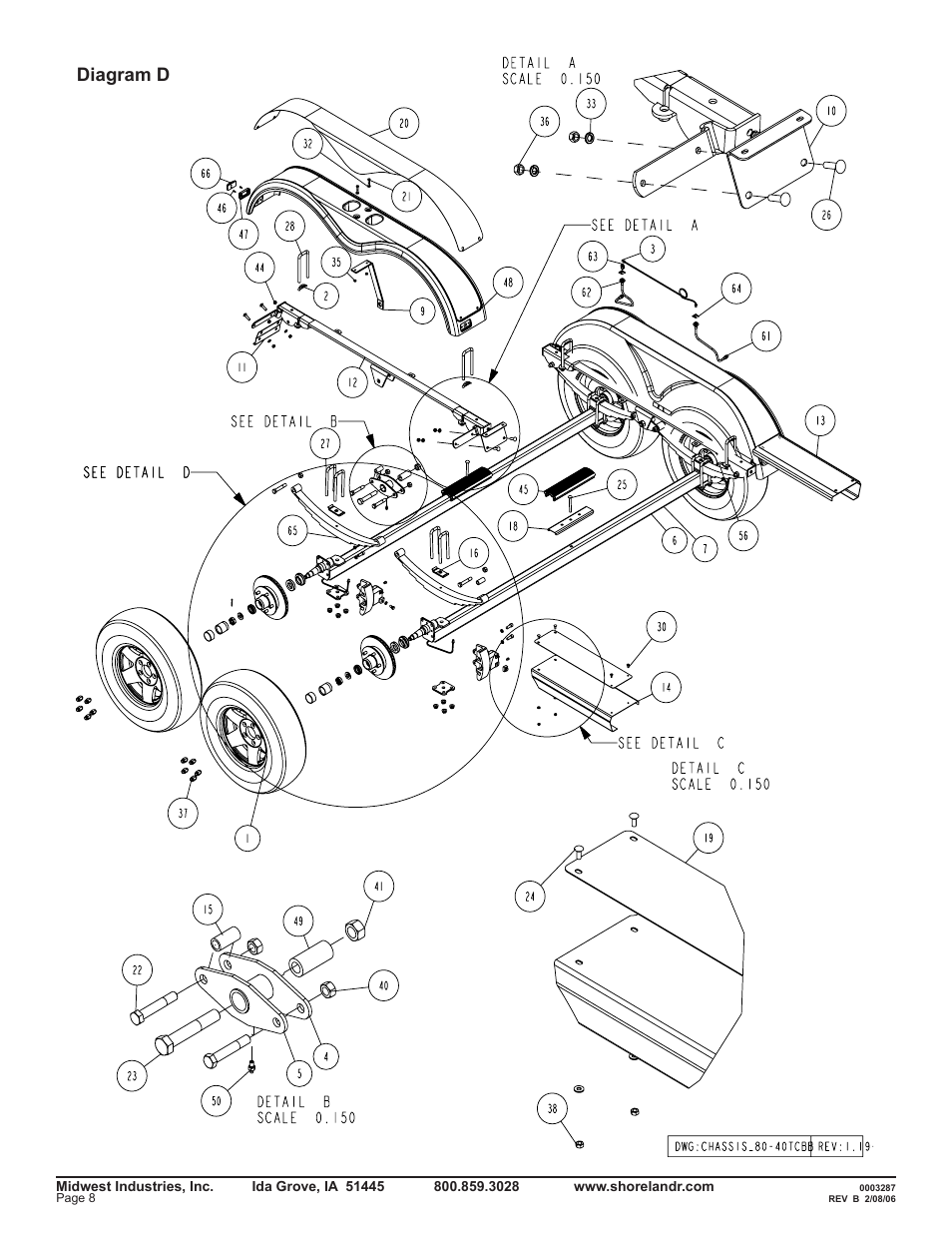 Diagram d | ShoreLand'r LEB40TCBBLW V.1 User Manual | Page 8 / 12