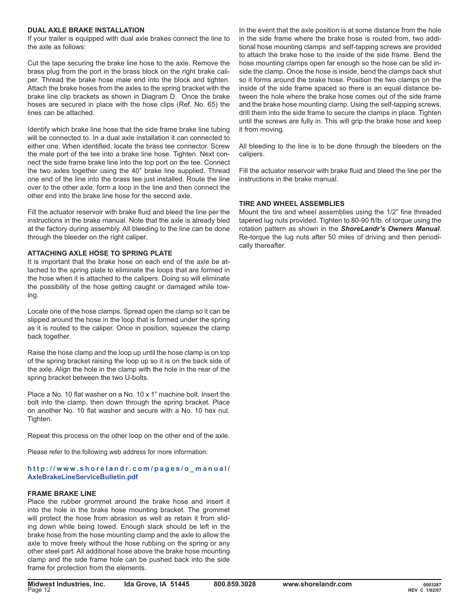 ShoreLand'r LEB40TCBBLW V.2 User Manual | Page 12 / 16