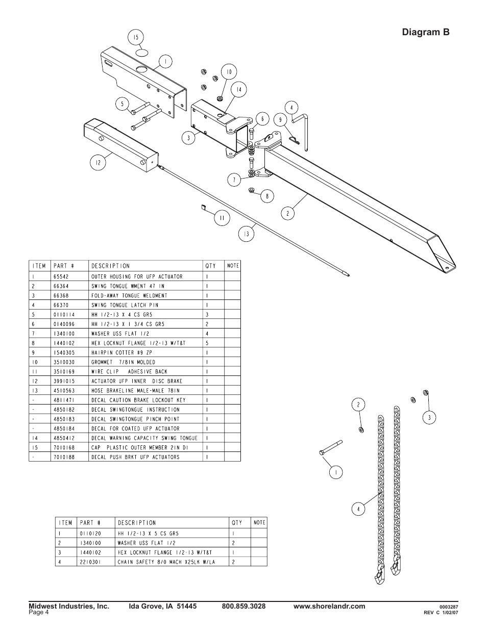 Diagram b | ShoreLand'r LEB40TCBBLW V.2 User Manual | Page 4 / 16