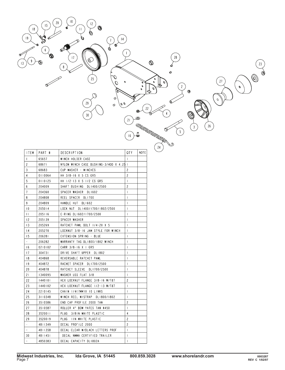 ShoreLand'r LEB40TCBBLW V.2 User Manual | Page 7 / 16
