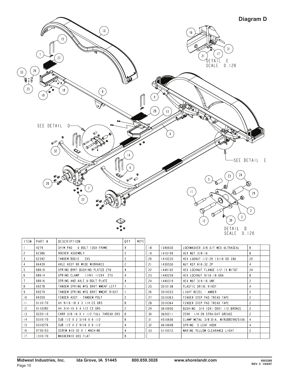 Diagram d | ShoreLand'r LEB40TCBBXLW V.1 User Manual | Page 10 / 16