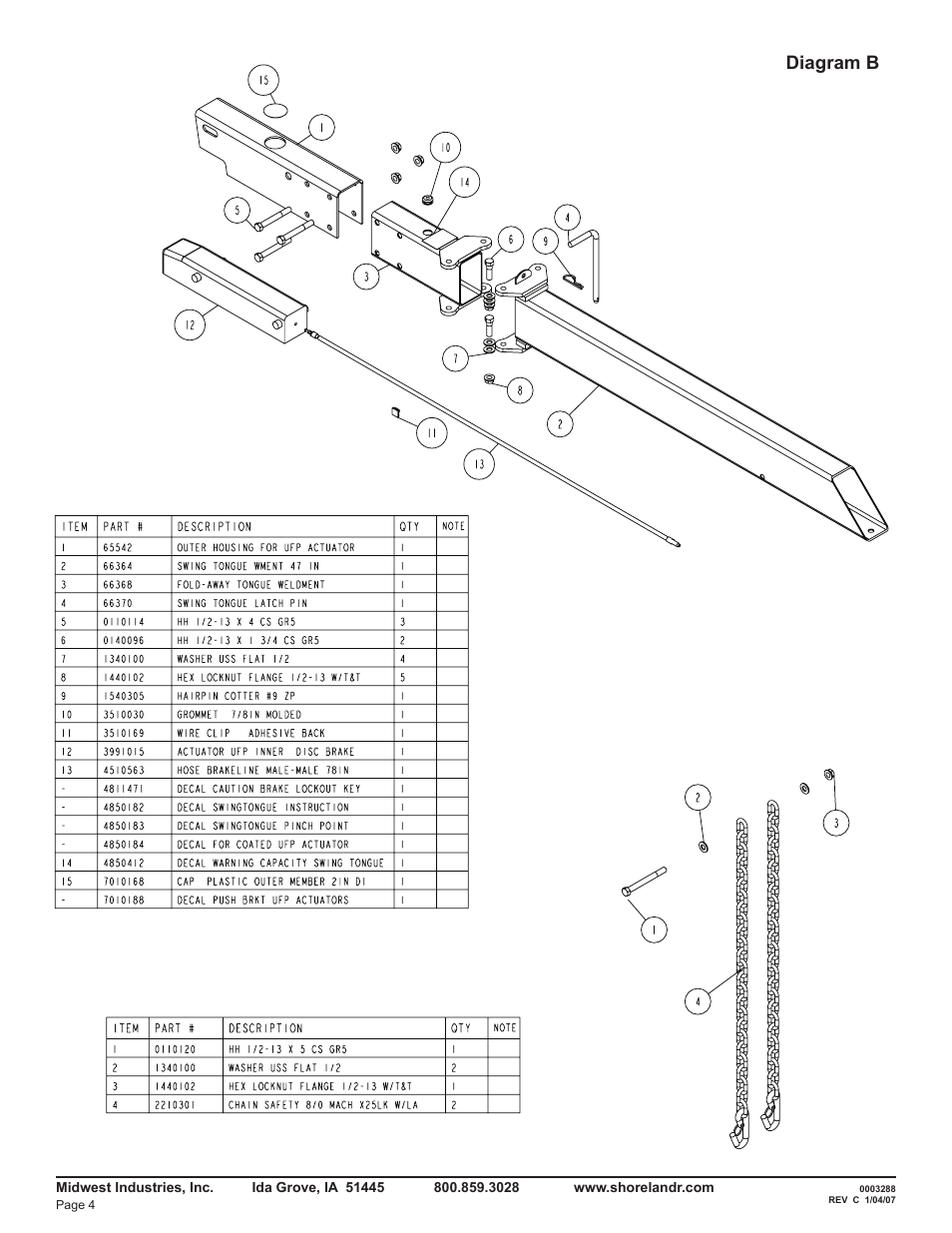 Diagram b | ShoreLand'r LEB40TCBBXLW V.1 User Manual | Page 4 / 16