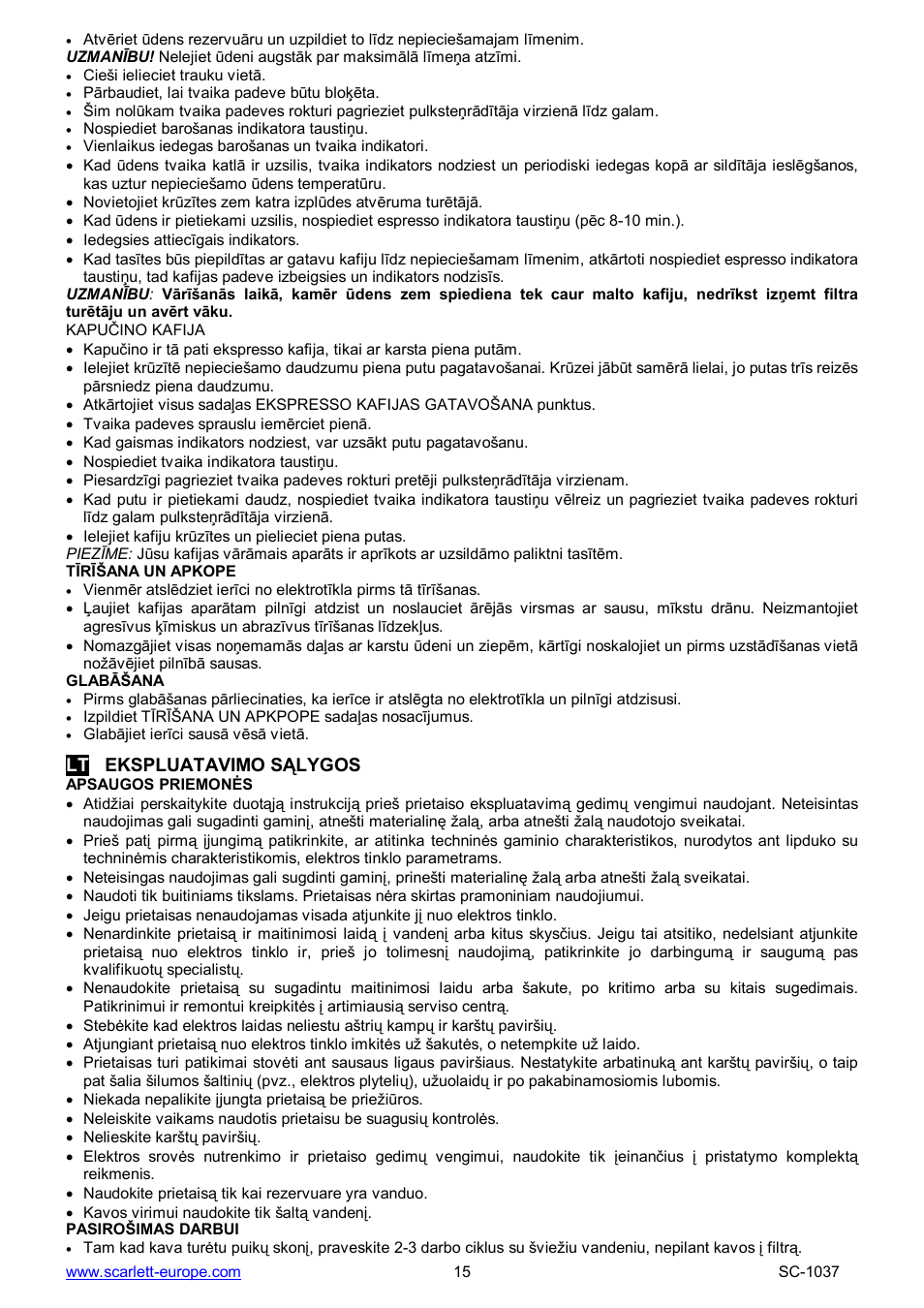 Scarlett SC-1037 User Manual | Page 15 / 21