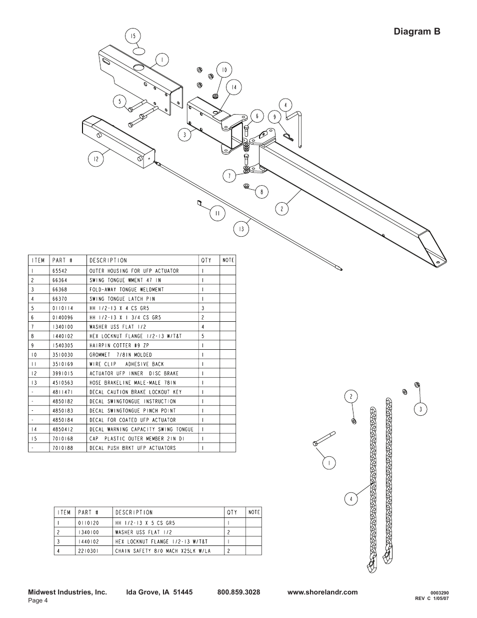 Diagram b | ShoreLand'r LEB40TCBXLW V.2 User Manual | Page 4 / 14