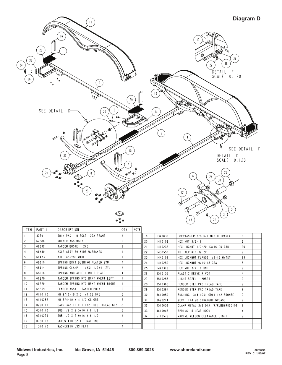 Diagram d | ShoreLand'r LEB40TCBXLW V.2 User Manual | Page 8 / 14