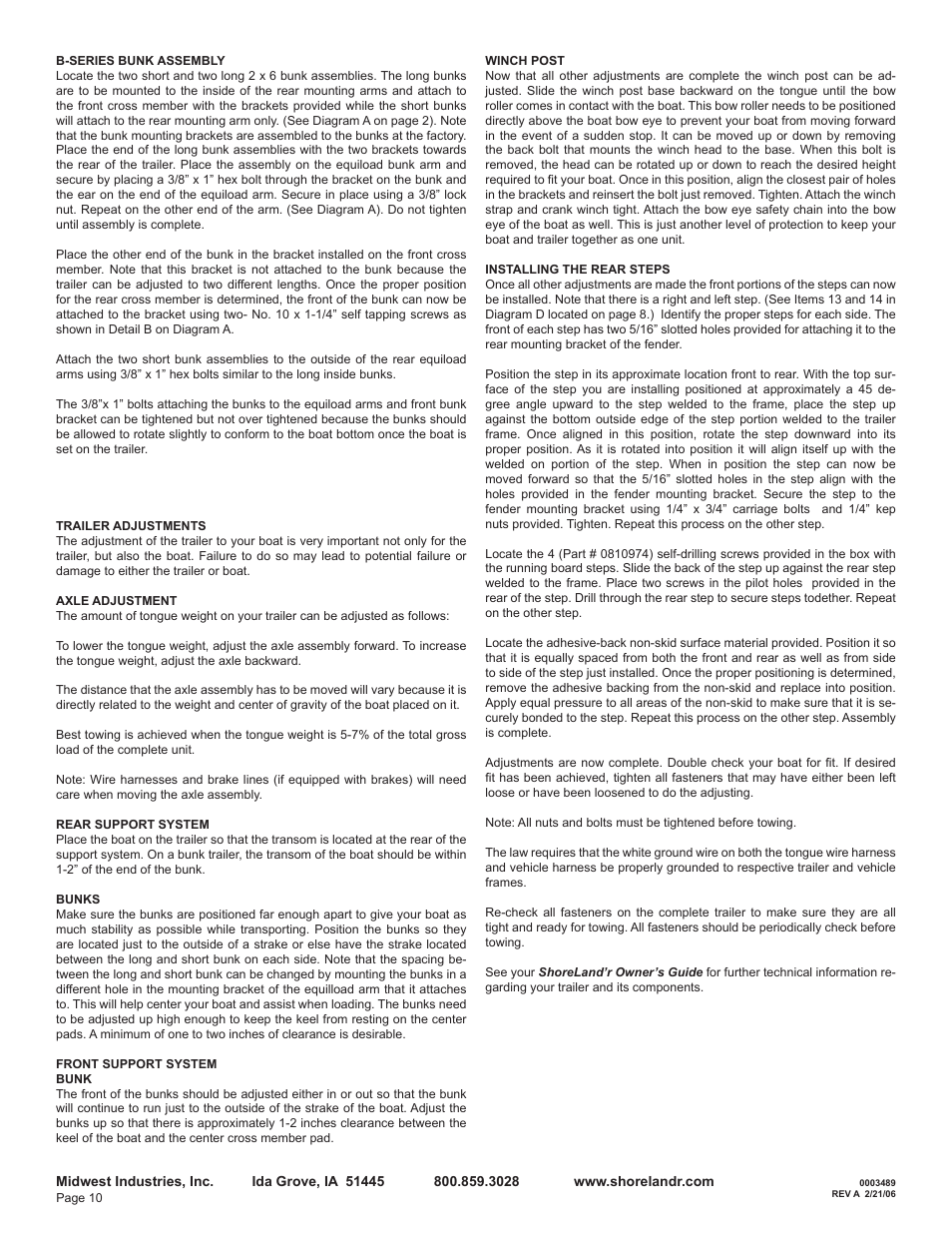 ShoreLand'r LEB46TCBBL V.1 User Manual | Page 10 / 10