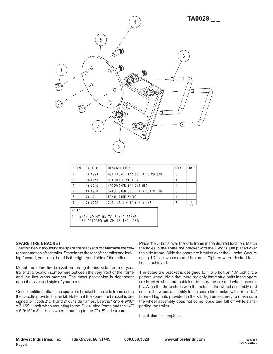 Ta0028 | ShoreLand'r LEB46TCBBL V.1 User Manual | Page 5 / 10