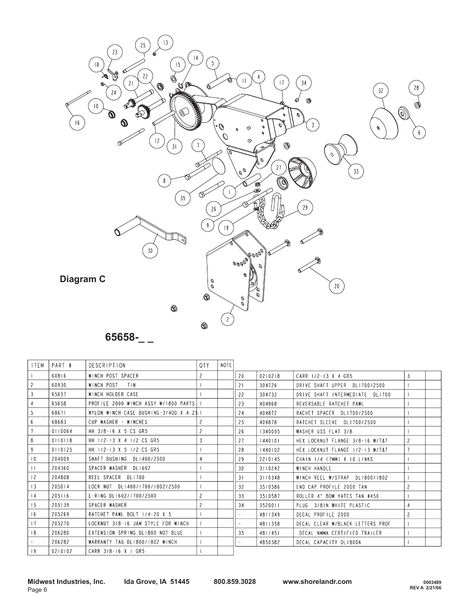 Diagram c | ShoreLand'r LEB46TCBBL V.1 User Manual | Page 6 / 10