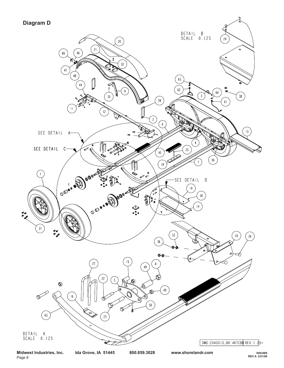Diagram d | ShoreLand'r LEB46TCBBL V.1 User Manual | Page 8 / 10