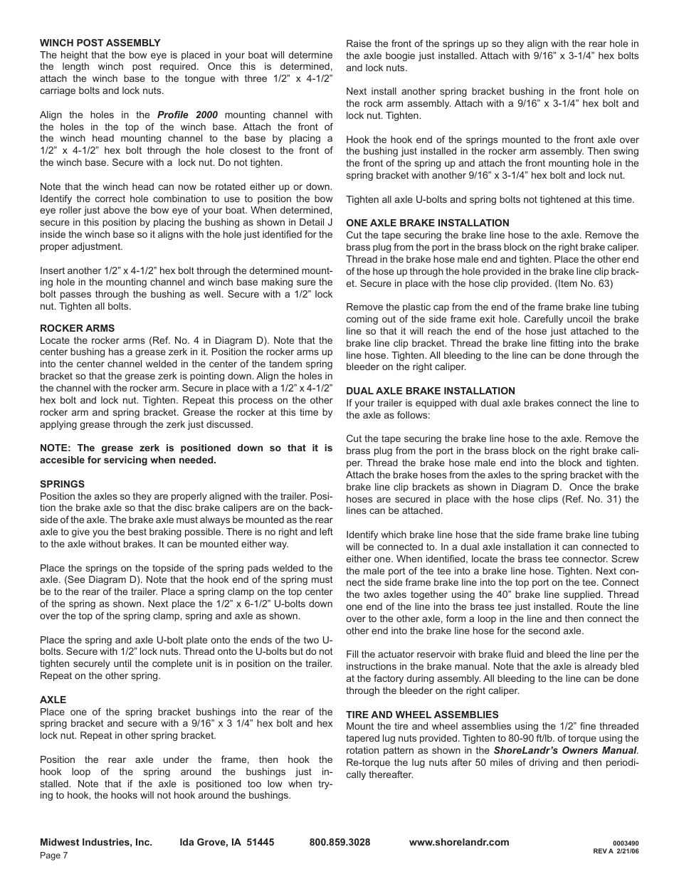 ShoreLand'r LEB46TCBL User Manual | Page 7 / 10