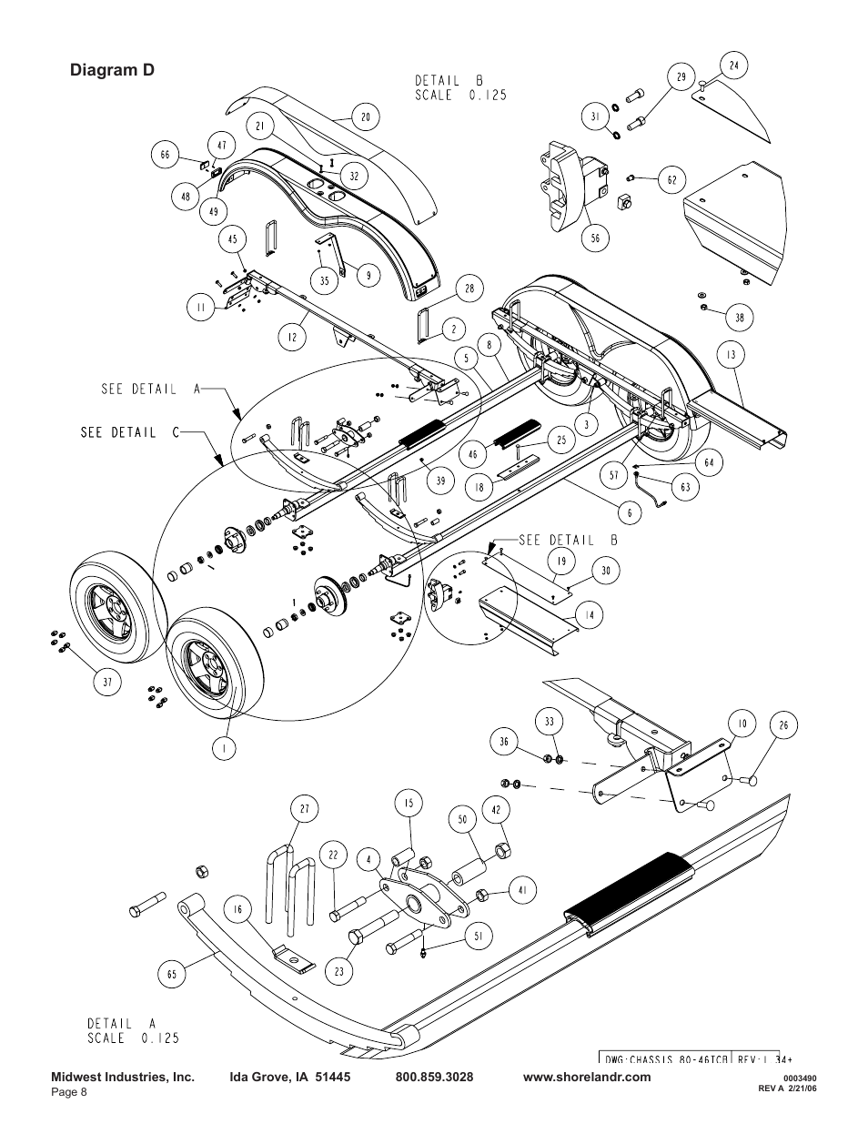 Diagram d | ShoreLand'r LEB46TCBL User Manual | Page 8 / 10