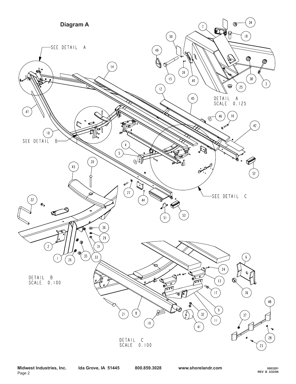 Diagram a | ShoreLand'r LEB46TCBS User Manual | Page 2 / 10