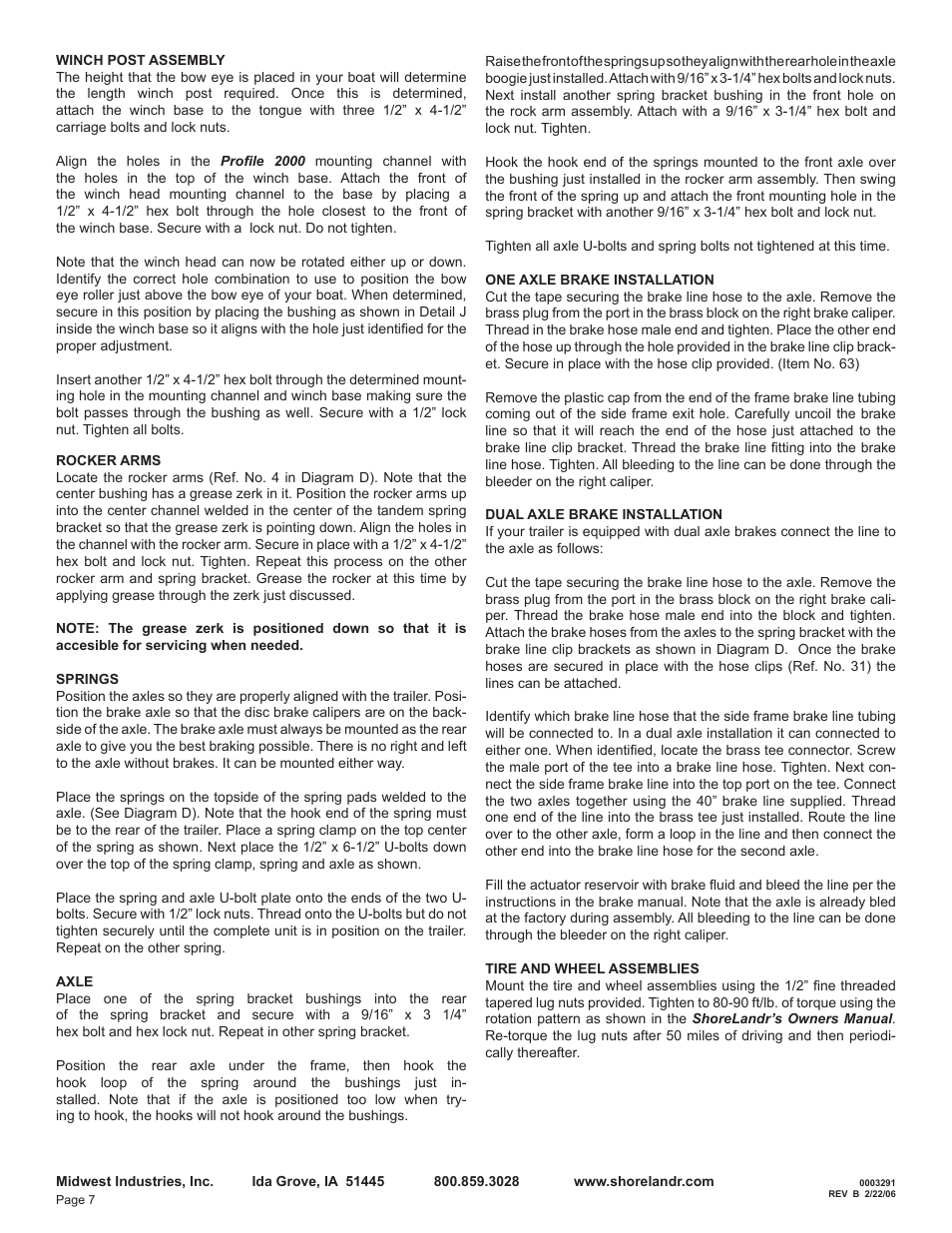 ShoreLand'r LEB46TCBS User Manual | Page 7 / 10