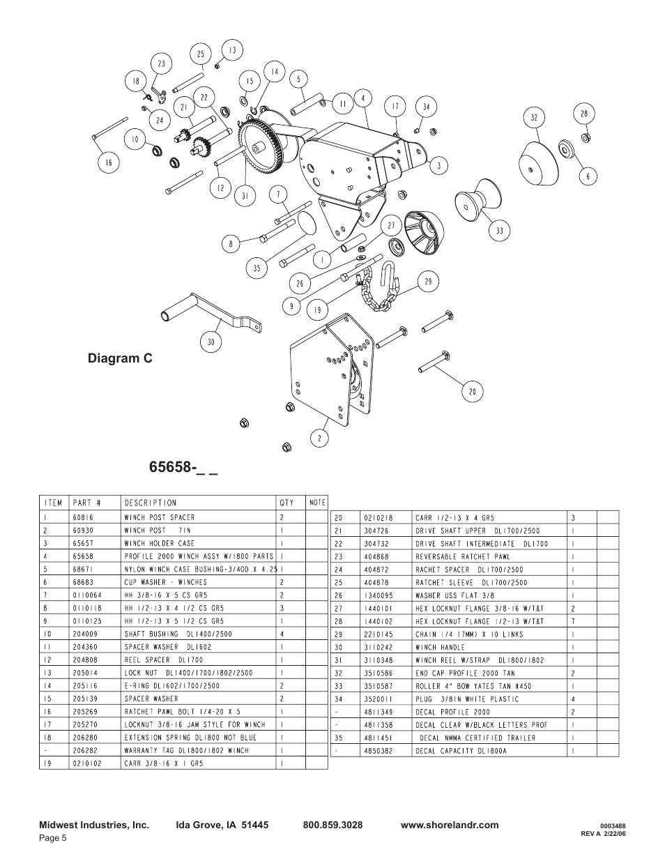 Diagram c | ShoreLand'r LER46TCBBL User Manual | Page 5 / 10