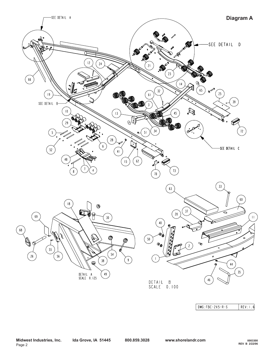 Diagram a | ShoreLand'r LER46TCBBS User Manual | Page 2 / 10