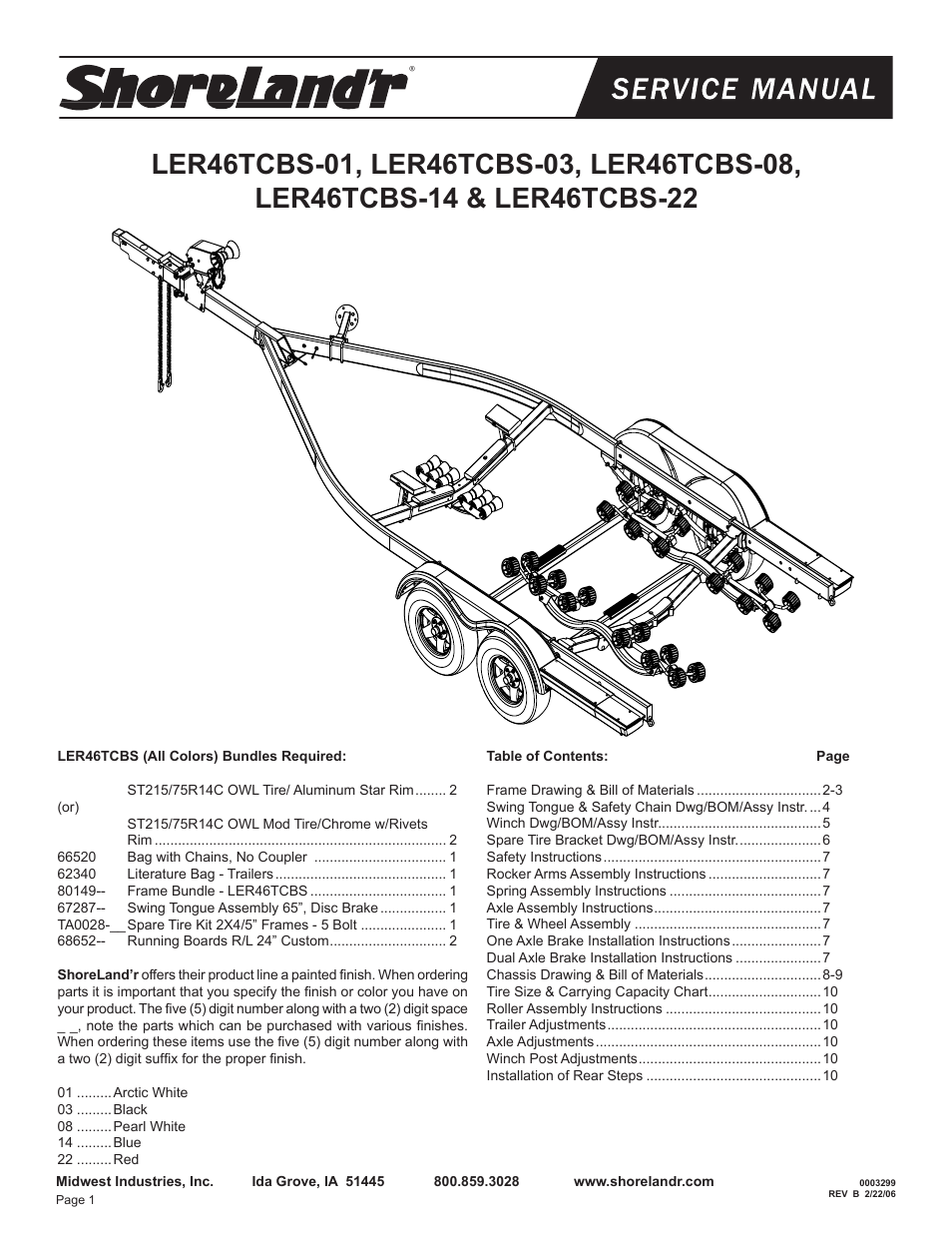 ShoreLand'r LER46TCBS User Manual | 10 pages