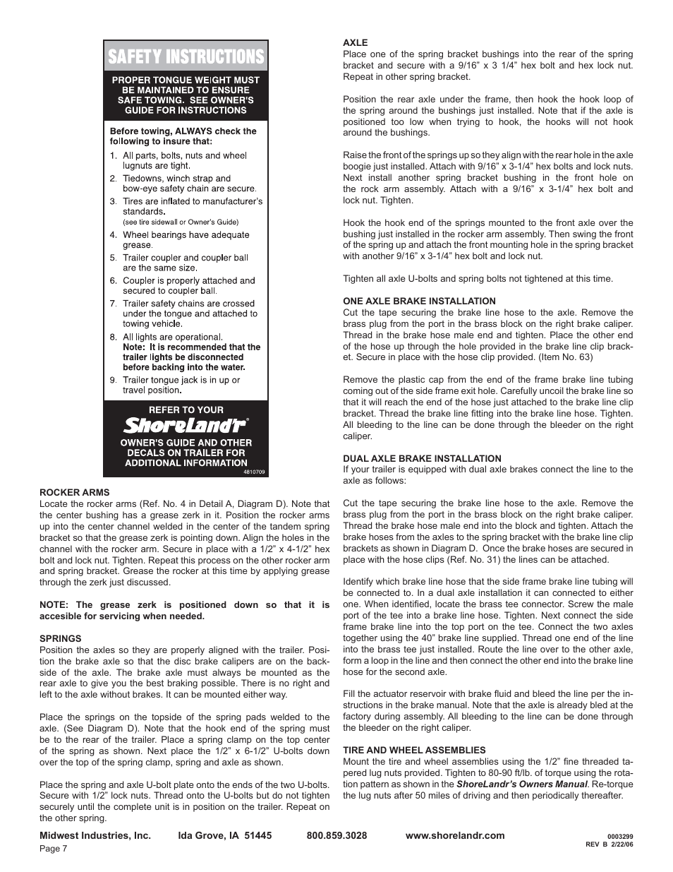 ShoreLand'r LER46TCBS User Manual | Page 7 / 10