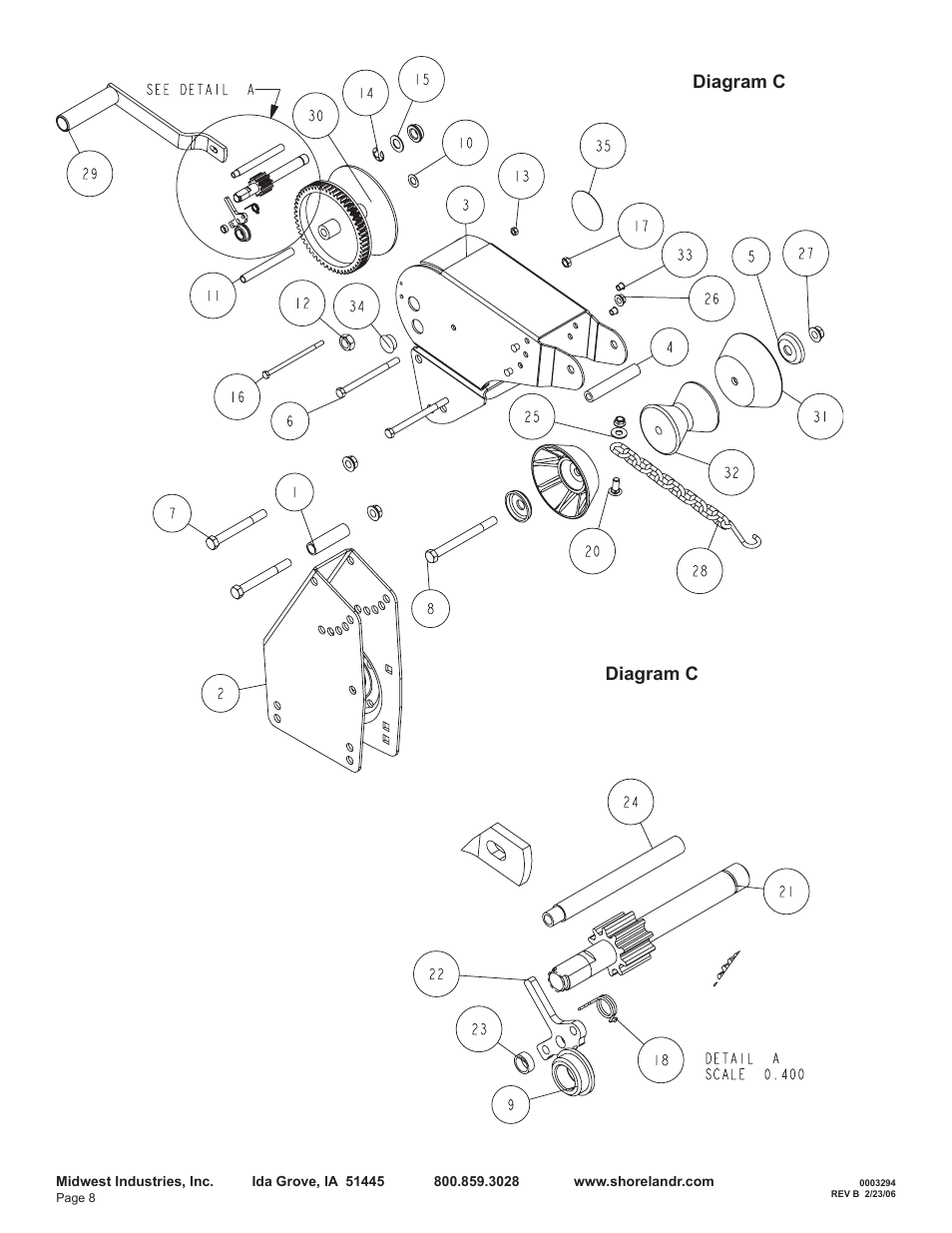 Diagram c | ShoreLand'r LEXR22CLW User Manual | Page 8 / 12