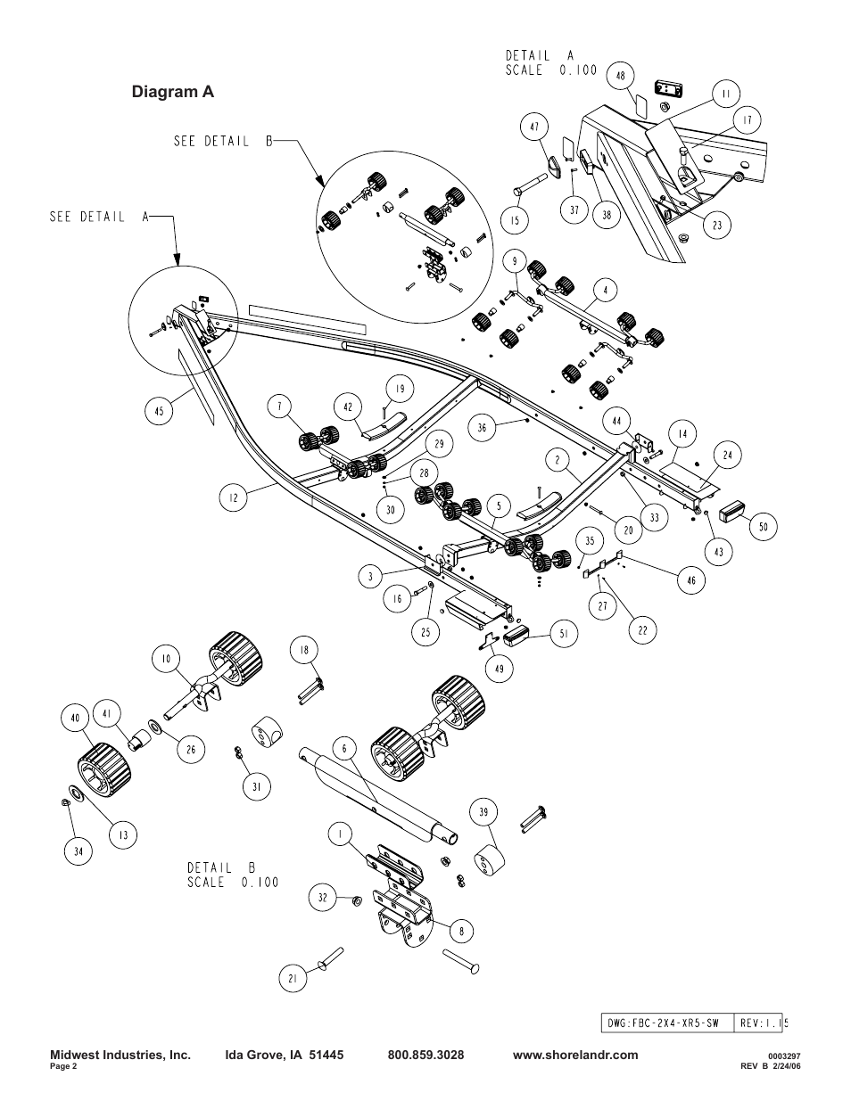 Diagram a | ShoreLand'r LEXR29CBSW User Manual | Page 2 / 10