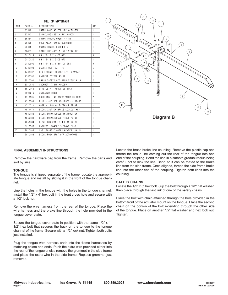 Diagram b | ShoreLand'r LEXR29CBSW User Manual | Page 4 / 10