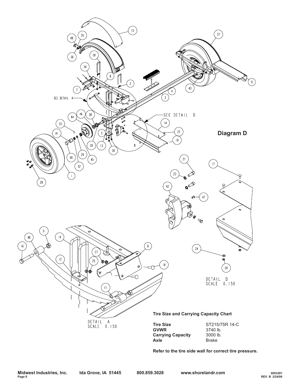 Diagram d | ShoreLand'r LEXR29CBSW User Manual | Page 8 / 10