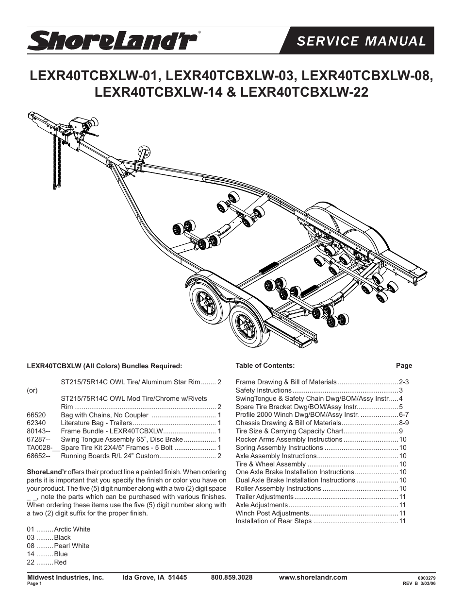ShoreLand'r LEXR40TCBXLW User Manual | 12 pages