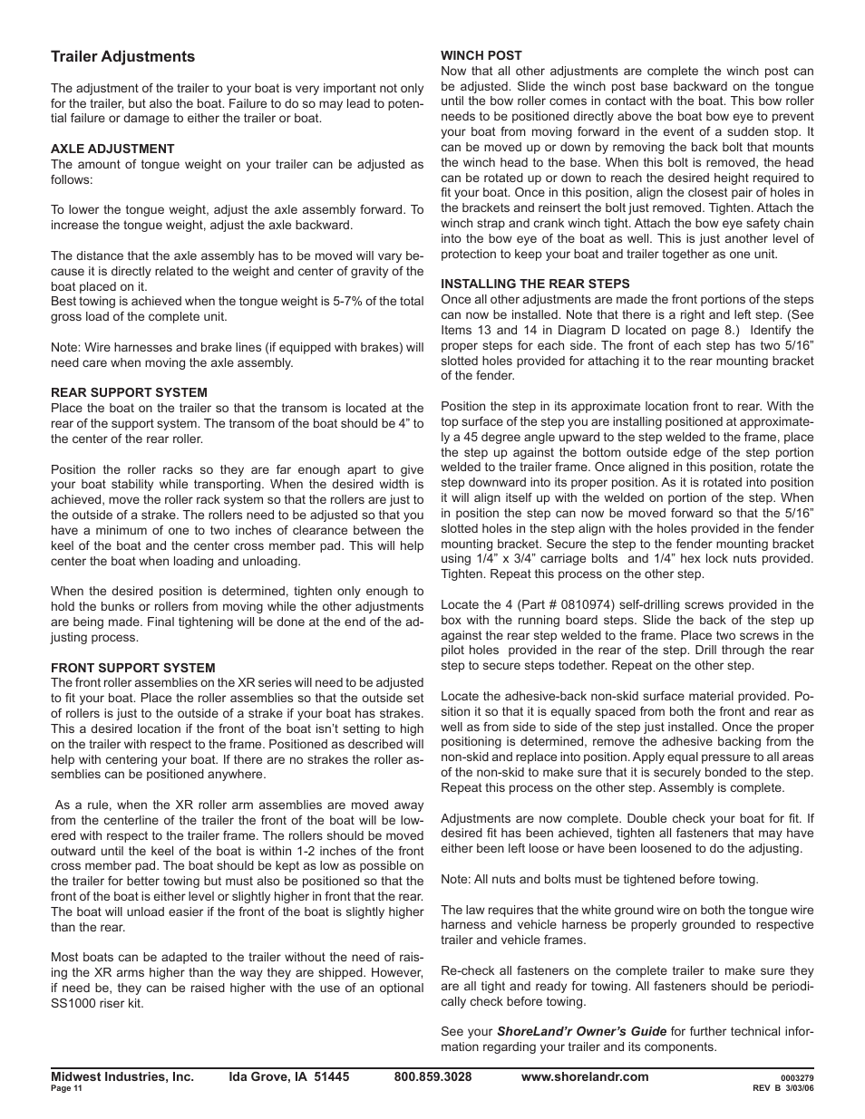 ShoreLand'r LEXR40TCBXLW User Manual | Page 11 / 12