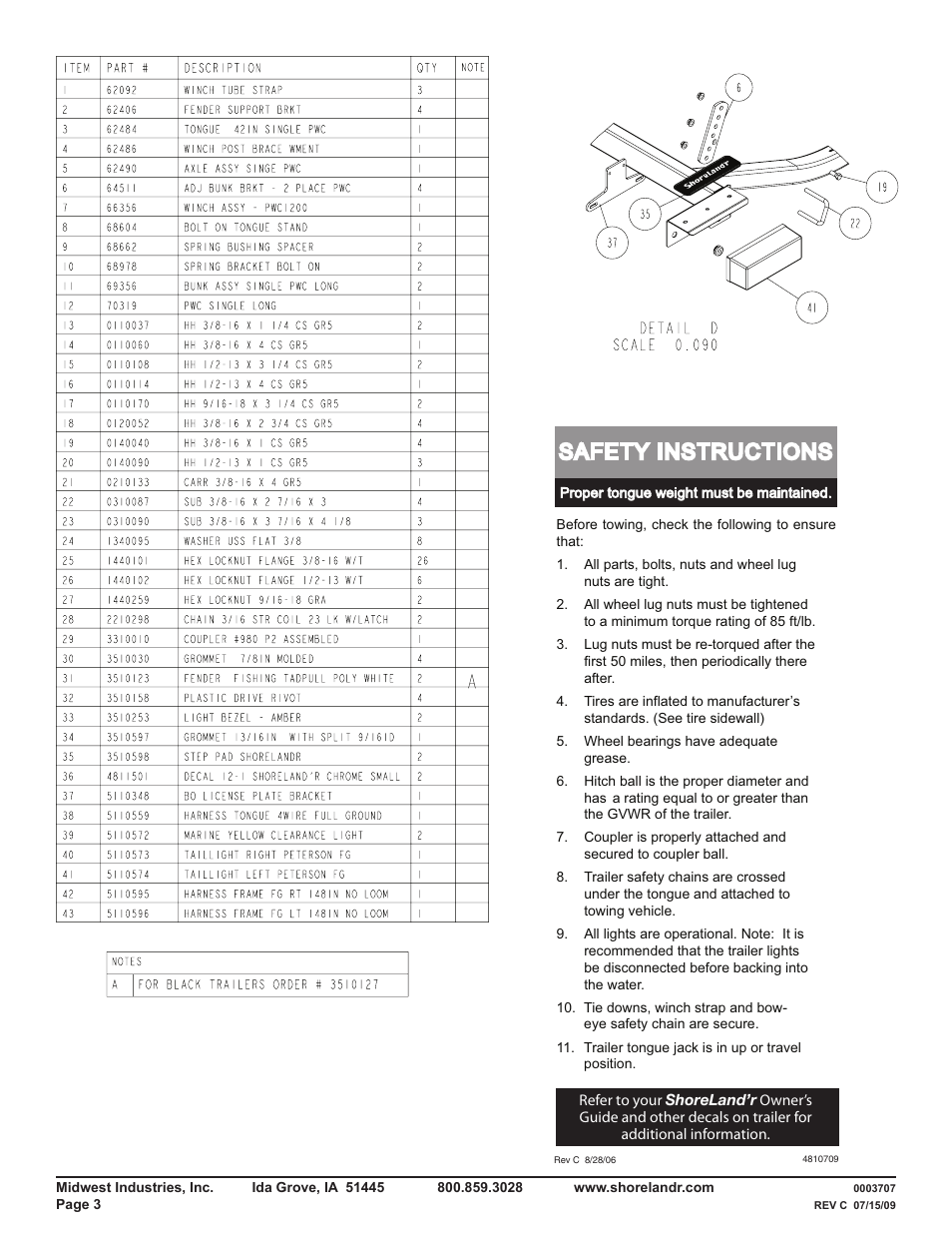Safety instructions | ShoreLand'r PWC12LTS V.2 User Manual | Page 3 / 8