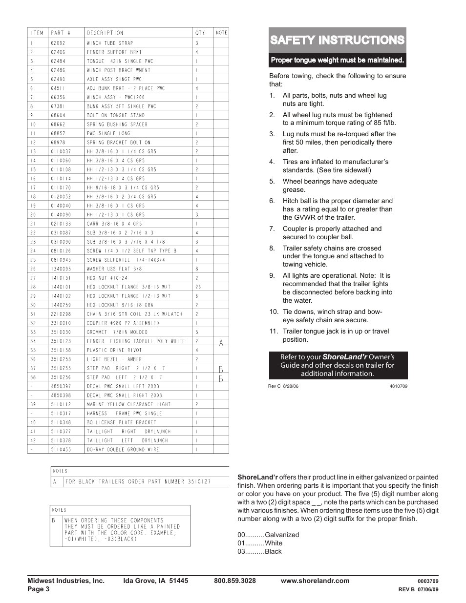 Safety instructions | ShoreLand'r PWC12STS V.1 User Manual | Page 3 / 8