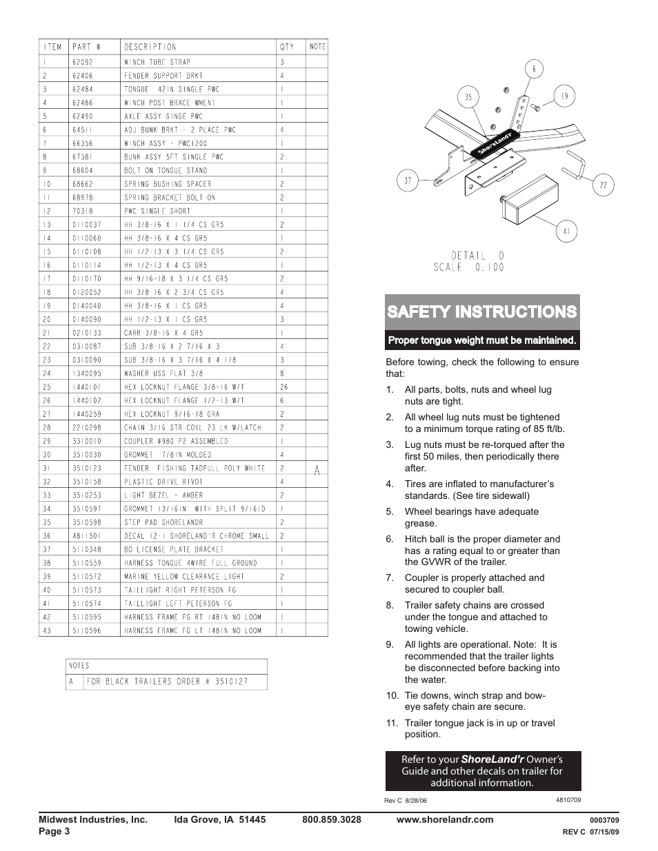 Safety instructions | ShoreLand'r PWC12STS V.2 User Manual | Page 3 / 8