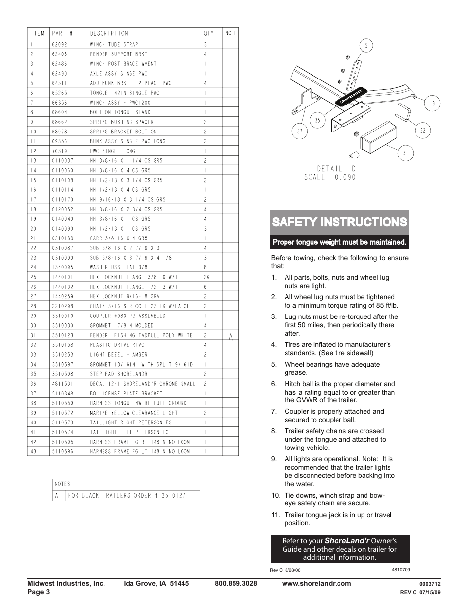 Safety instructions | ShoreLand'r PWC14LTL V.1 User Manual | Page 3 / 8