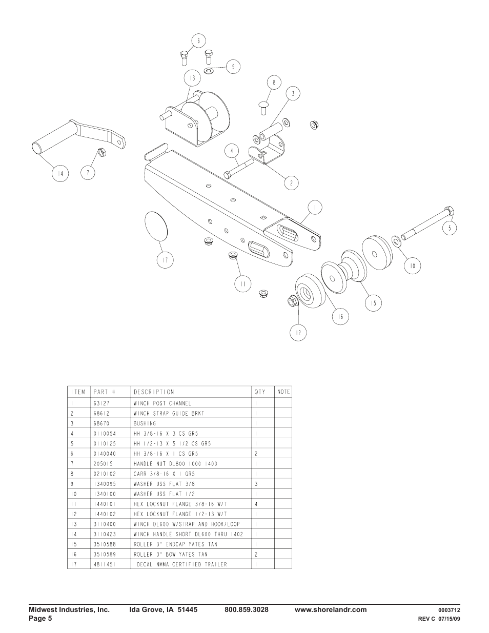 ShoreLand'r PWC14LTL V.1 User Manual | Page 5 / 8