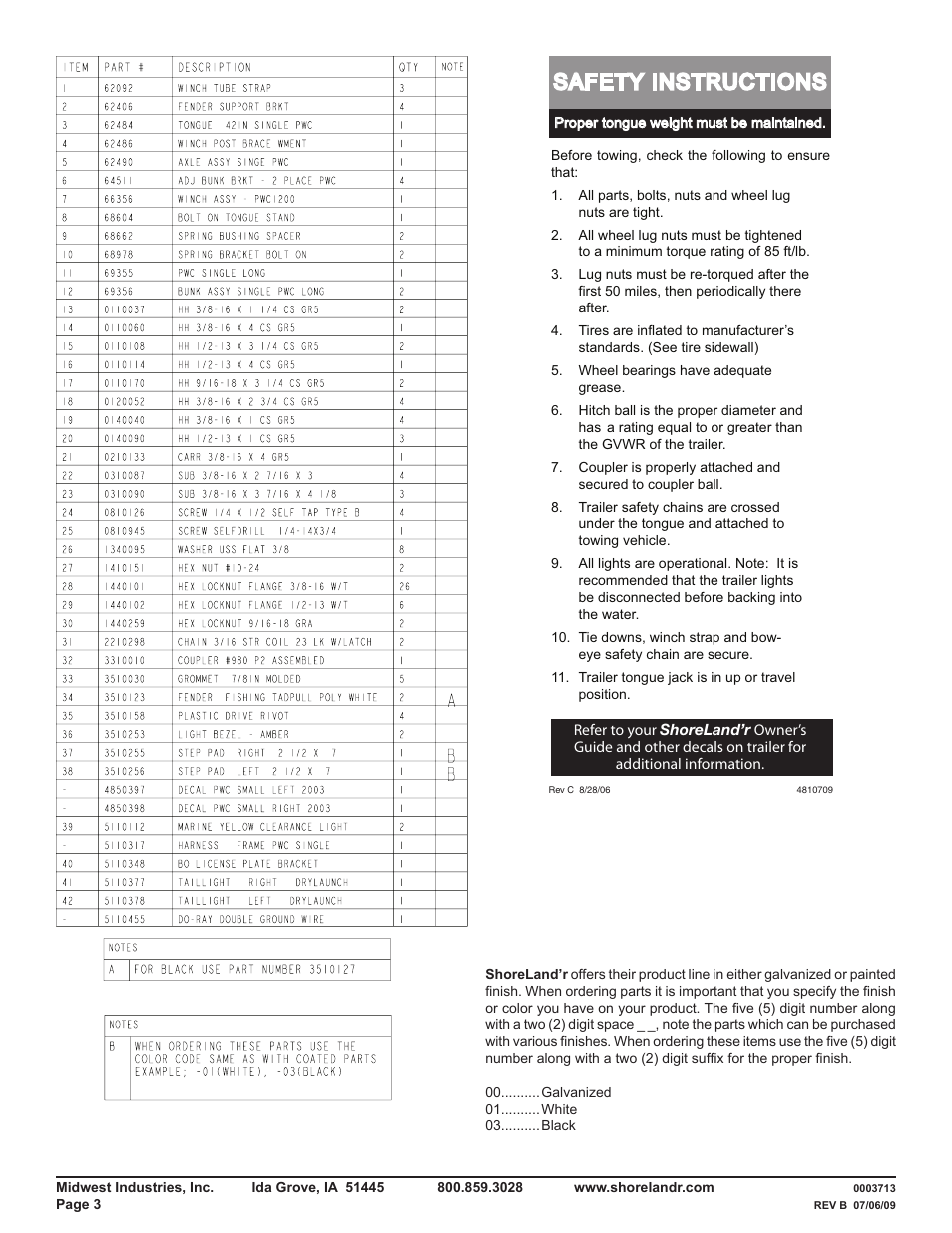 Safety instructions | ShoreLand'r PWC14LTS V.1 User Manual | Page 3 / 8