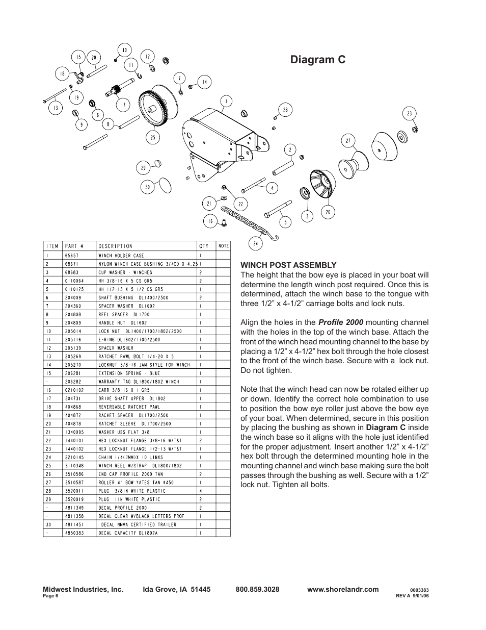 Diagram c | ShoreLand'r R2313L User Manual | Page 6 / 12