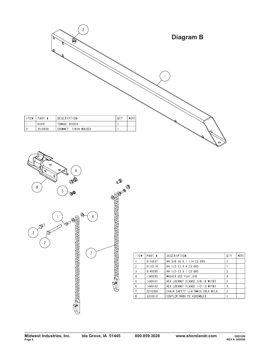 Diagram b | ShoreLand'r R2313SW User Manual | Page 4 / 12